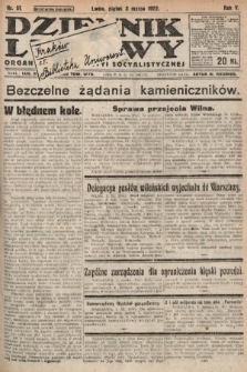 Dziennik Ludowy : organ Polskiej Partyi Socyalistycznej. 1922, nr 51