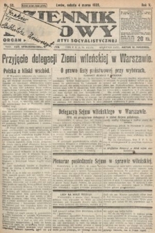 Dziennik Ludowy : organ Polskiej Partyi Socyalistycznej. 1922, nr 52
