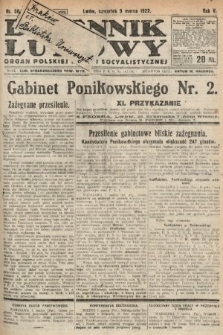 Dziennik Ludowy : organ Polskiej Partyi Socyalistycznej. 1922, nr 56