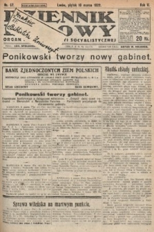 Dziennik Ludowy : organ Polskiej Partyi Socyalistycznej. 1922, nr 57
