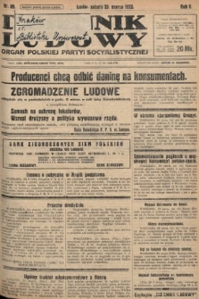 Dziennik Ludowy : organ Polskiej Partyi Socyalistycznej. 1922, nr 69