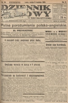 Dziennik Ludowy : organ Polskiej Partyi Socyalistycznej. 1922, nr 79