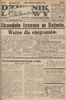 Dziennik Ludowy : organ Polskiej Partyi Socyalistycznej. 1922, nr 80