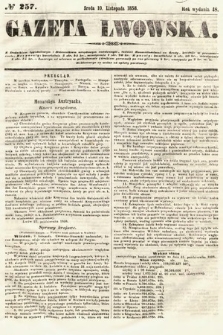 Gazeta Lwowska. 1858, nr 257