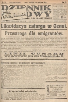 Dziennik Ludowy : organ Polskiej Partyi Socyalistycznej. 1922, nr 90