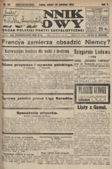 Dziennik Ludowy : organ Polskiej Partyi Socyalistycznej. 1922, nr 95