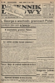Dziennik Ludowy : organ Polskiej Partyi Socyalistycznej. 1922, nr 100