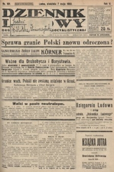 Dziennik Ludowy : organ Polskiej Partyi Socyalistycznej. 1922, nr 101