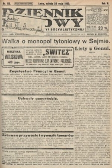 Dziennik Ludowy : organ Polskiej Partyi Socyalistycznej. 1922, nr 112