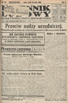Dziennik Ludowy : organ Polskiej Partyi Socyalistycznej. 1922, nr 115