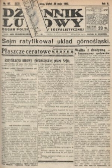 Dziennik Ludowy : organ Polskiej Partyi Socyalistycznej. 1922, nr 117