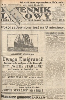 Dziennik Ludowy : organ Polskiej Partyi Socyalistycznej. 1922, nr 118