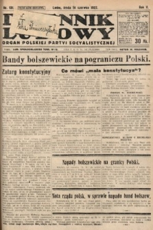 Dziennik Ludowy : organ Polskiej Partyi Socyalistycznej. 1922, nr 131