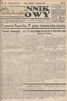 Dziennik Ludowy : organ Polskiej Partyi Socyalistycznej. 1922, nr 132