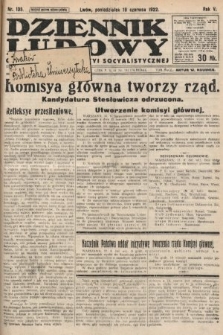 Dziennik Ludowy : organ Polskiej Partyi Socyalistycznej. 1922, nr 135