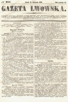 Gazeta Lwowska. 1858, nr 260