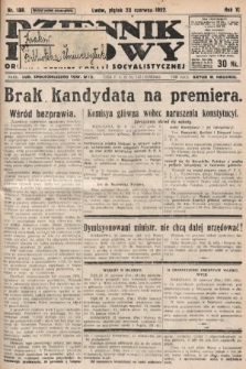 Dziennik Ludowy : organ Polskiej Partyi Socyalistycznej. 1922, nr 138