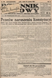 Dziennik Ludowy : organ Polskiej Partyi Socyalistycznej. 1922, nr 139