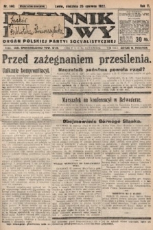 Dziennik Ludowy : organ Polskiej Partyi Socyalistycznej. 1922, nr 140