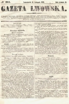 Gazeta Lwowska. 1858, nr 261