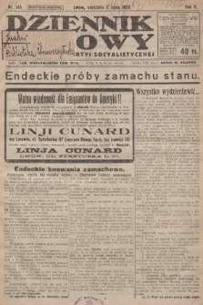 Dziennik Ludowy : organ Polskiej Partyi Socyalistycznej. 1922, nr 145