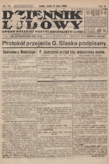Dziennik Ludowy : organ Polskiej Partyi Socyalistycznej. 1922, nr 147