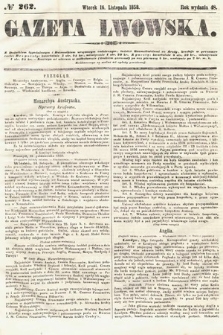 Gazeta Lwowska. 1858, nr 262