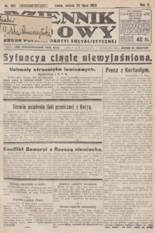 Dziennik Ludowy : organ Polskiej Partyi Socyalistycznej. 1922, nr 162