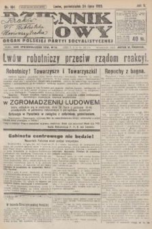 Dziennik Ludowy : organ Polskiej Partyi Socyalistycznej. 1922, nr 164