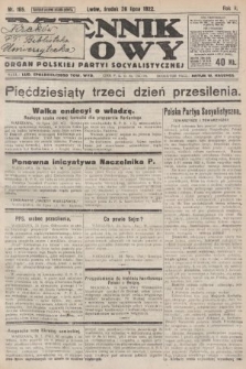 Dziennik Ludowy : organ Polskiej Partyi Socyalistycznej. 1922, nr 165