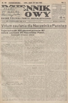 Dziennik Ludowy : organ Polskiej Partyi Socyalistycznej. 1922, nr 167