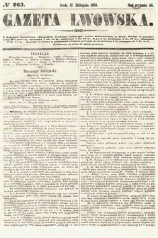 Gazeta Lwowska. 1858, nr 263