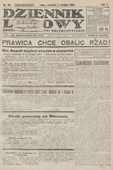 Dziennik Ludowy : organ Polskiej Partyi Socyalistycznej. 1922, nr 172
