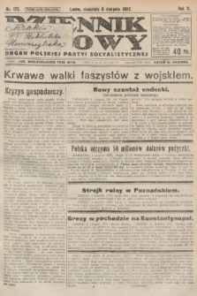 Dziennik Ludowy : organ Polskiej Partyi Socyalistycznej. 1922, nr 175