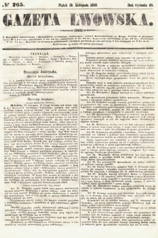 Gazeta Lwowska. 1858, nr 265