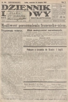 Dziennik Ludowy : organ Polskiej Partyi Socyalistycznej. 1922, nr 189