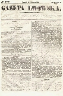 Gazeta Lwowska. 1858, nr 270