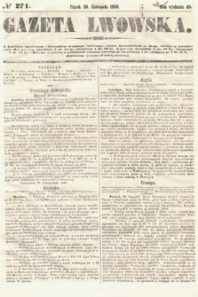 Gazeta Lwowska. 1858, nr 271