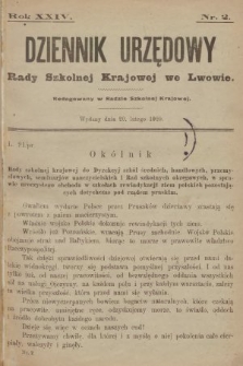 Dziennik Urzędowy Rady Szkolnej Krajowej we Lwowie. 1920, nr 2