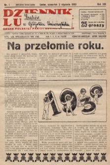 Dziennik Ludowy : organ Polskiej Partji Socjalistycznej. 1930, nr 1