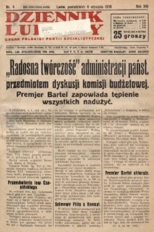 Dziennik Ludowy : organ Polskiej Partji Socjalistycznej. 1930, nr 4