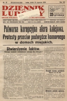 Dziennik Ludowy : organ Polskiej Partji Socjalistycznej. 1930, nr 10