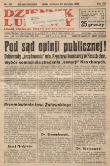 Dziennik Ludowy : organ Polskiej Partji Socjalistycznej. 1930, nr 20