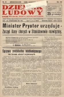 Dziennik Ludowy : organ Polskiej Partji Socjalistycznej. 1930, nr 21