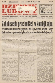 Dziennik Ludowy : organ Polskiej Partji Socjalistycznej. 1930, nr 23