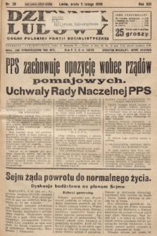 Dziennik Ludowy : organ Polskiej Partji Socjalistycznej. 1930, nr 28