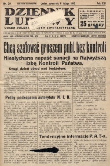 Dziennik Ludowy : organ Polskiej Partji Socjalistycznej. 1930, nr 29