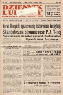 Dziennik Ludowy : organ Polskiej Partji Socjalistycznej. 1930, nr 30