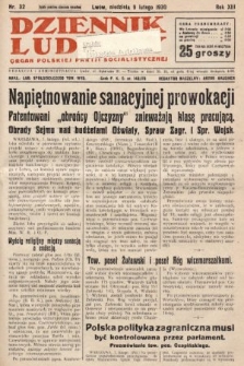 Dziennik Ludowy : organ Polskiej Partji Socjalistycznej. 1930, nr 32