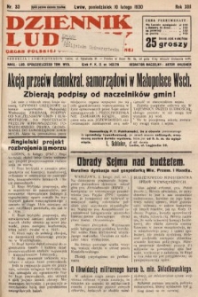 Dziennik Ludowy : organ Polskiej Partji Socjalistycznej. 1930, nr 33